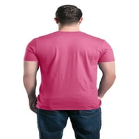 Trgovina 4EVER-a Teške momke nose ružičastu grafičku majicu za svijest o karcinomu dojke XXX-Veliki