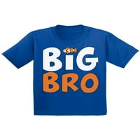 Newkward Styles Majica Big Brother Fish Odjeća Riblje košulje Big Brother Baby Najava za dječake za