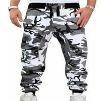 Paille muns nacrtane hlače Casual Jogger Harem Pant Camouflage Sport dno hlače bijeli XL