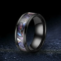 Mnjin Frosted Silk uzorak umetnuli su rinestone prsten od legura za žene izvršite prsten modni nakit poklon za prstenove za prijatelje Djevojke dječake Multicolor 12