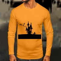 Majice za muškarce Muškarci Ležerne prilike Jesen Zimska dugi rukava O vrat košulja tiskana majica TOP bluza