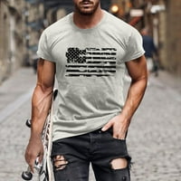 Giligiliso Muška majica Čišćenje muškaraca Ležerne prilike okrugli vrat 3D digitalni ispis Pulover Fitness Sportske kratke hlače rukave majica
