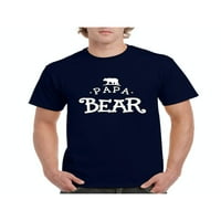 Normalno je dosadno - muške majice kratki rukav, do muškaraca veličine 5xl - tata medvjed