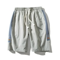 Muški kratke hlače muškarci Ljetne hlače u boji tiskane crteže labave ležerne prilike koje vode ravne kratke hlače