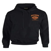 Harley-Davidson Muška sredstva Fleece pulover sa pulover - Čvrsta crna, Harley Davidson