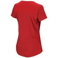 Ženski veličanstveni crveni Washington državljani plus veličina prekidača HITTER majica