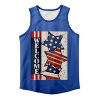 4. jula majica majica bez rukava za muškarce Američka zastava SAD Zastava 4. jula Eagle Tank za posade
