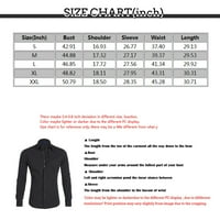 MLQIDK Oxford Stretch patent košulje za muškarce Business Lažni dugme Zipper up haljine Ležerne prilike