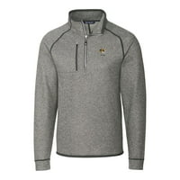 Muški rezač i Buck Heather Grey Missouri Tigers Alumni logo Nasloni na glavnoj jakni s pulover-pletivom