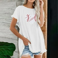 Ženski vrhovi odozgo ispod $ vrhovi za žene casual proljeće ljeto Žene povremene tiskane majice kratkih
