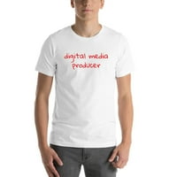 2xl rukom pisani digitalni medijski proizvođač kratkih rukava pamučna majica majica u nedefiniranim poklonima