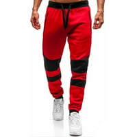 Askfv muške casual joggers hlače sport slim fit workout tweatpants sa pantalonama na crtežama
