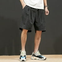 Muški sportski šorc prugasti trčanje dno ljetne pantalone za trening s džepovima Elastični pojas prozračne