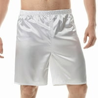 Muški satenski kratke hlače za spavanje satenske pidžame donje donje rublje svilene kratke hlače elastični