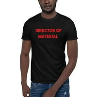 Crveni direktor materijalne majice kratkih rukava majica po nedefiniranim poklonima