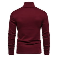 Muški pulover casual Slim Fit Turtleneck T majice Lagani osnovni pamučni pulover