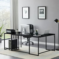 --shapcen računarskog stola, industrijski kutni stol sa CPU postoljem, igrački stolni stolni stol za