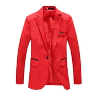 Wendunide Blazers & Suit Jackets za muškarce Muški elegantni casual Solid Blazer Business Wedding Party