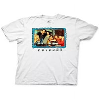 Ripple Junction Muška prijatelji Frame grafička majica Majica Bijela sila