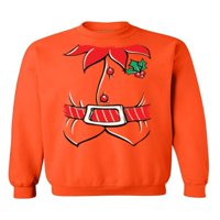 Newkward Styles Božićni džemper ružni džemper ružan božićni džemper ELF odijelo dukserica za xmas