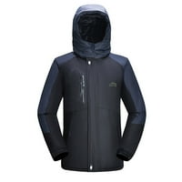 Unise planinska vodootporna skijaška jakna s kapuljačom patentnih zatvarača Vjetrootporna jakna od jakna