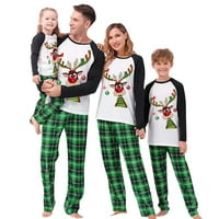 Kupretty Božićna porodica Pajamas Holiday Christma Pajama Porodica Porodica PJS Podesite spavanje Elk