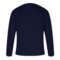 LydiaUnistar Muška vrhovi na prodaju Muška Modna casual košulja Solid Boja dugih rukava V-izrez V-izrez