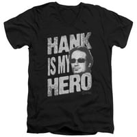 Kalifornifikacija - Hank je moj heroj - Slim Fit V izrez - velika