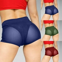 Žene MESHE pogledajte kako kratke kratke hlače Yoga sportske kratke hlače