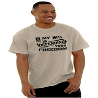 Army Moj Sis odbrana Freedom Muška grafička majica Tees Brisco Marke 5x