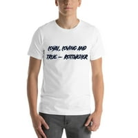 2xL odana, ljubavna i istina - rotweiler musni stil kratkih rukava majica majica po nedefiniranim poklonima