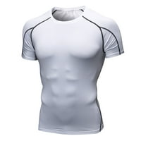 Na košulje za kompresiju odobrenja Muške atletičke majice Body shaper vježbanje majica Fitness Quither Quiffery suhi Baselayer mišićni vrhovi