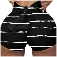 Tking modne ženske kratke hlače za podizanje šetnice kratke hlače od butterfly print Scrounch kratke