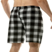 Colisha Muškarci Plaže Kratke hlače Elastične ljetne hlače na kratkim hlačama karirane dno Havajski