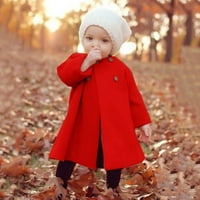 Jesenja zimske djevojke Dječje odjeće za bebe ogrtač za ogrtač jakna s toplim kaput odjeća