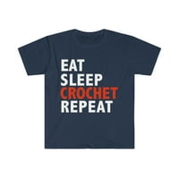 Jedite s spavaćim kukičam ponovljene majice S-3XL kukičarska pređa