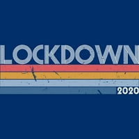 Vintage Lockdown Social Distancing Muns Royal Blue Grafički tenk TOP - Dizajn od strane ljudi XL