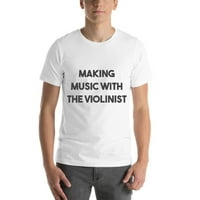 3xl Izrada muzike sa violinistom podebljanim majicom kratkih rukava pamučna majica po nedefiniranim poklonima