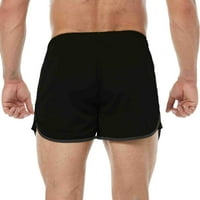 Pgeraug Muške dukseve Solid Colore Loove Street Fitness Tie Multi džepovi na otvorenom Sportske kratke hlače za muškarce crna 2xl