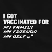 Majica vakcinisana PRO vakcinacija T-majica 4x-velika siva