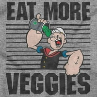 Jedite više povrća Popeye The Mornar Hoodie dukserice Žene MUŠKE BRISKO BRANDS 2x