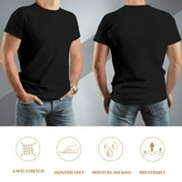 Kriptivna karta Aljaske otterman BigFoot gigantski grafički grafički majica kratkih rukava Crna casual