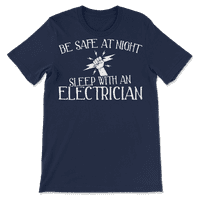 Smiješna majica električar - budite sigurni noću