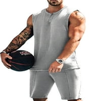 Abtel Mens Trackies Torbe Torbe Torbe Postavite obične odjeće Muškarci Comfy Fitness Lounge setovi Vojska