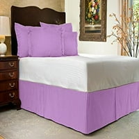 Krevet puni XL pad kreveta, krojeno plugani ležaj, rub za prašinu sa podijeljenim uglovima i platformom, čvrstim pamukom 300TC tkanina