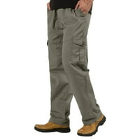 Advoicd muške hlače kaprij hlače od elastike ispod koljena Cargo kratke hlače Capri duge kratke hlače