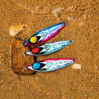 Gotovo olovo za ribolovne mamci Saltwater 80g 100g 150g 200g 3D životne oči koje potonuju morsko ribolov mamce miješane boje sa pomoćnim kukama