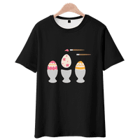 Tisher Bunny tiskane majice za žene djevojke Ljeto O-izrez kratki rukav Ležerni za labavi tee vrhovi