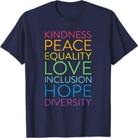 Drvo mir Ljubav Inkluzija Jednakost Raznolikost MAJICA LJUDSKA PRAVA