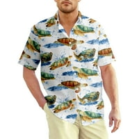 Plaža Ležerna majica Muška podvodna svijeta za odmor Majica s kratkim rukavima 3xl